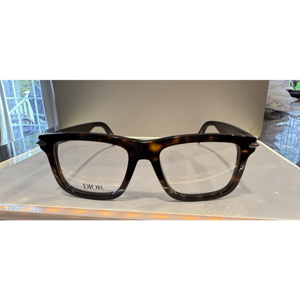 NEW CHRISTIAN DIOR DiorBlackSuitO S7I 2000 HAVANA AUTHENTIC EYEGLASSES 52-18